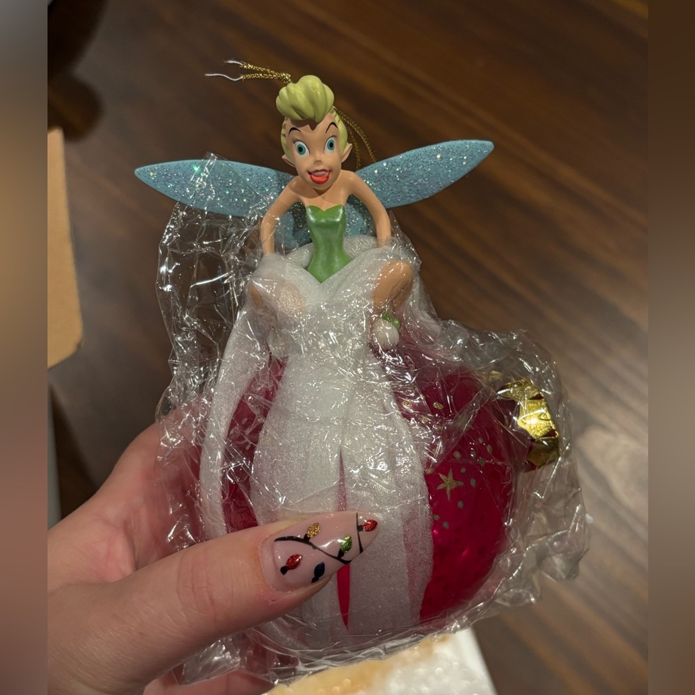 Vintage tinker bell ornament